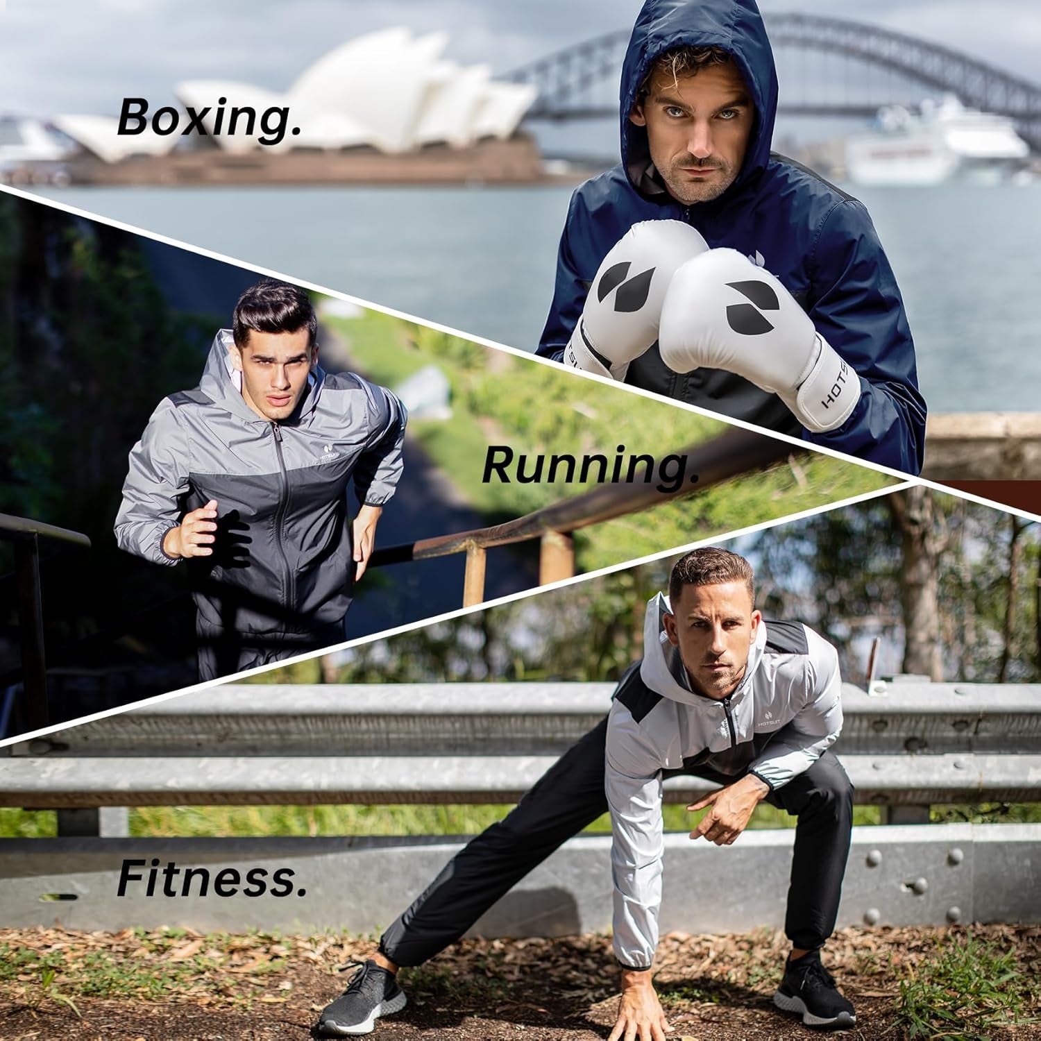 Men's Sauna Suit for Enhanced Workout Performance - Full Body Sweat Jacket and Pants