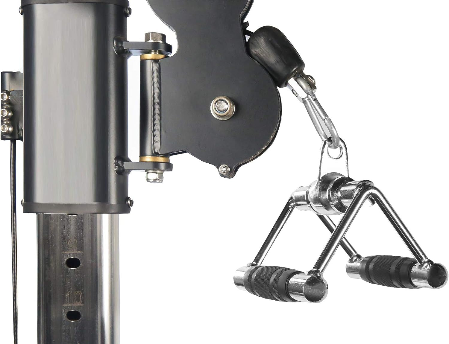 Double D Cable Machine Handle Attachments for Home Gym Pull Down Exercises