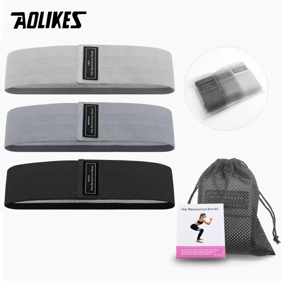Fitness Rubber Band Elastic Yoga Resistance Bands Set Hip Circle Expander Bands Gym Fitness Booty Band Home Workout