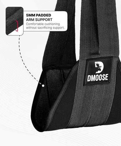 Hanging Ab Straps for Pull-Up Bars - Padded Exercise Straps for Core Strength Training, Includes 2 Steel Carabiners - Ideal for Home and Gym Use